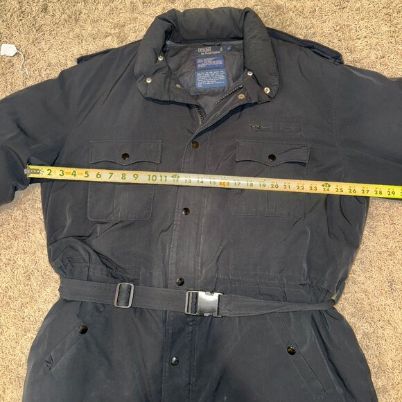 Vintage Polo Ralph Lauren Field Down Jacket Men's Size Large Water Resist - Picture 6 of 8